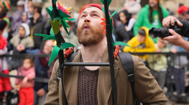 תהלוכת "פורים מאוחדים" (צילום: עיריית ירושלים)