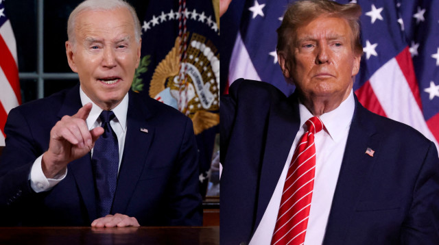 ג'ו ביידן ודונלד טראמפ (צילום: רויטרס)