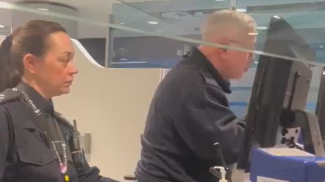 בקרי הגבולות במנצ'סטר (צילום: רשתות חברתיות, שימוש לפי סעיף 27 א')