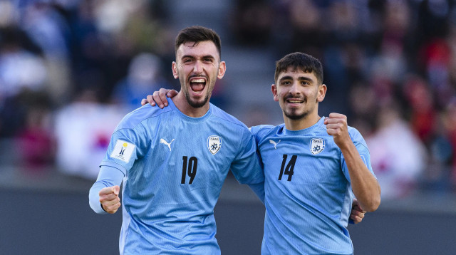 הדר פוקס, רוי נאווי, נבחרת ישראל עד גיל 20 (צילום: GettyImages, Eurasia Sport Images)