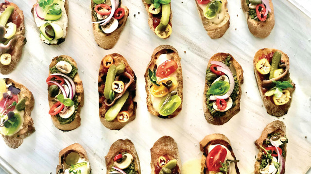 ברוסקטה עגבניות (צילום: פסקל פרץ-רובין)