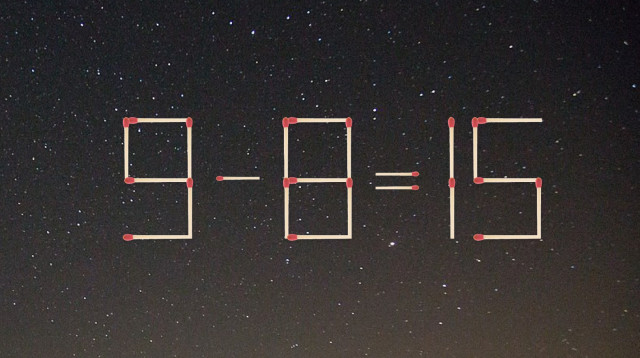 הזיזו רק גפרור אחד כדי לפתור את התרגיל הזה (צילום: AdobeStock)