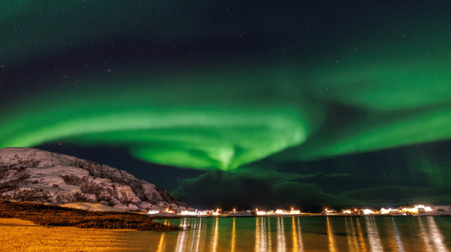 אורות הצפון בנורבגיה (צילום: רויטרס)