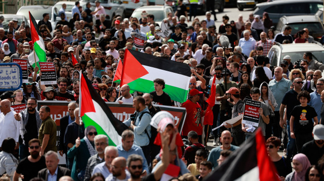 אירועי "יום האדמה" בדיר חנא (צילום: REUTERS/Ammar Awad)