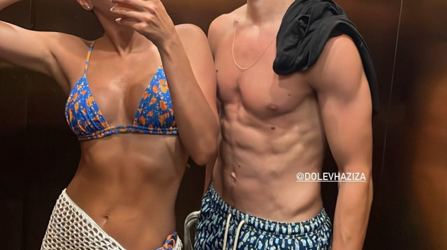 דולב חזיזה, אילנה חזיזה (צילום: מסך אינסטגרם)