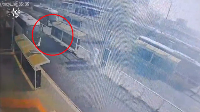 הפיגוע בבאר שבע (צילום: דוברות המשטרה)