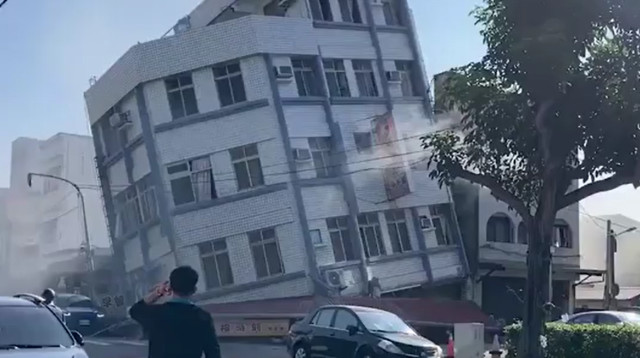 רעידת אדמה בטאיוואן (צילום: רויטרס)