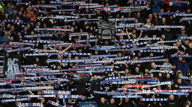 אוהדי גלזגו ריינג'רס (צילום: GettyImages, Ian MacNicol)
