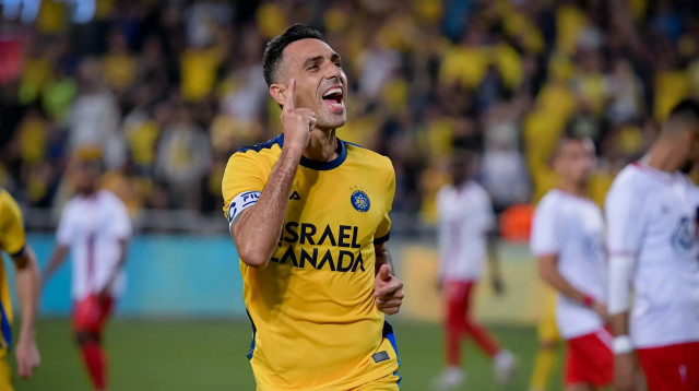 שחקן מכבי תל אביב, ערן זהבי (צילום: אריאל שלום)