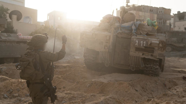 פעילות כוחות צה"ל בחאן יונס (צילום: דובר צה"ל)