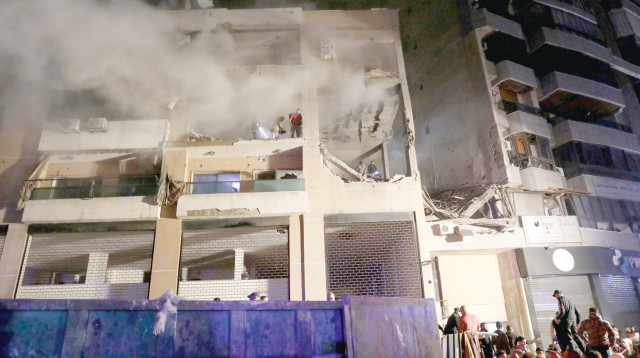 חיסול אל עארורי ב-2 בינואר בביירות (צילום: Marwan Tahtah/Getty Images)