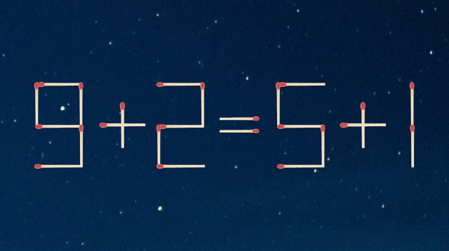 הזיזו רק גפרור אחד כדי לפתור את התרגיל הזה (צילום: AdobeStock)