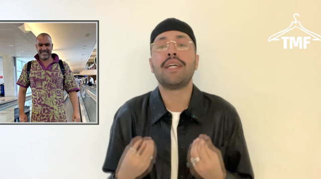 ״לשרוד איתו״: דניאל ציוני בביקורת אופנה על פיני בלילי (צילום: פרטי)