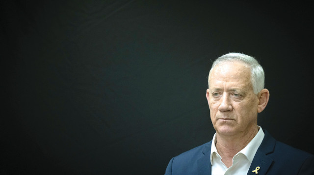 בני גנץ (צילום: חיים גולדברג פלאש 90)