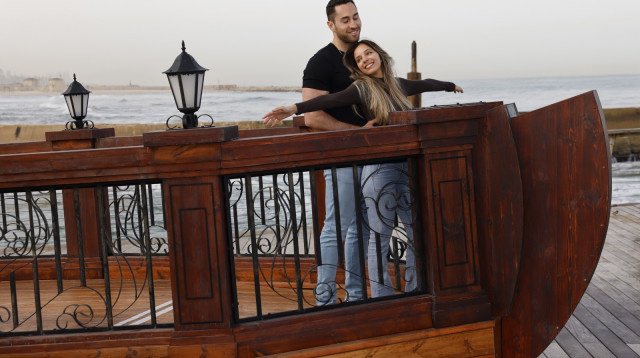 הטיטניק בנמל תל אביב (צילום: גיא יחיאלי)