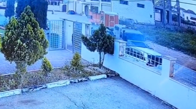 חיסול בכיר הג'יהאד האיסלאמי (צילום: מצלמות אבטחה)