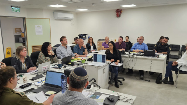 ישיבת מועצה אזורית הגולן (צילום: דוברות מוא"ז גולן)