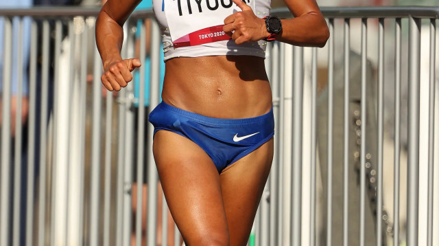 מאור טיורי במרתון בטוקיו (צילום: GettyImages, Clive Brunskill)