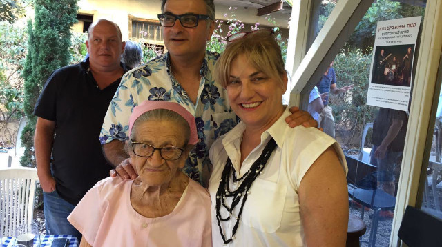 נעמי פולני עם משה להב (צילום: פרטי)