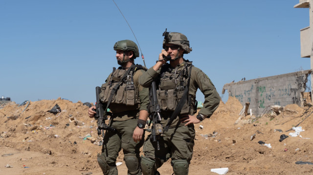 פעילות של גדוד 931 של חטיבת הנח"ל במרכז רצועת עזה (צילום: דובר צה"ל)