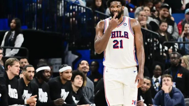 30 פלוס בשוטף. ג'ואל אמביד (צילום: GettyImages, Julio Aguilar)