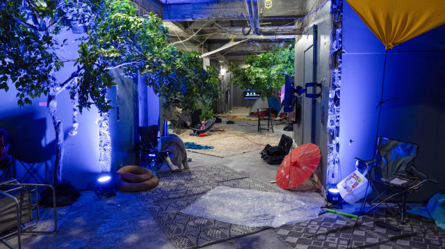 מיצג נובה 06:29 במנהטן, ניו יורק  (צילום: יובל יושע)