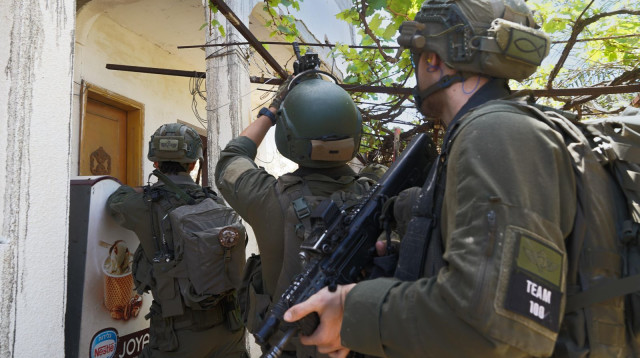 סיירת הנח"ל בעזה (צילום: דובר צה"ל)