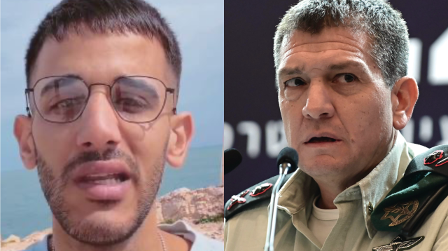 ראש אמ"ן אהרון חליוה , קאזם חליליה  (צילום: צילום מסך אינסטגרם,תומר נויברג פלאש 90)