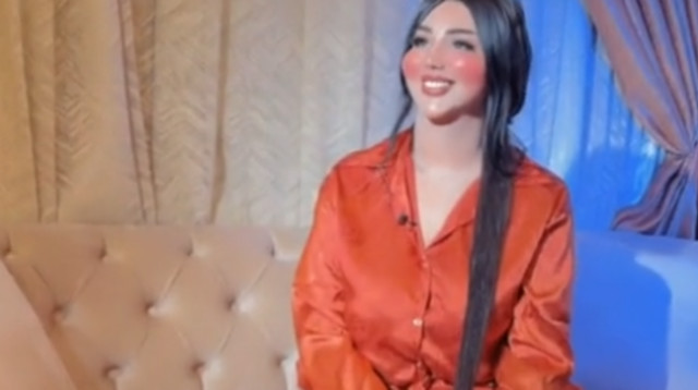 הטיקטוקרית העיראקית אום פאהד (צילום: מתוך טיקטוק)