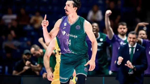 ניהאד דדוביץ', שחקן מלאגה (צילום: אתר רשמי, ליגת האלופות בכדורסל)