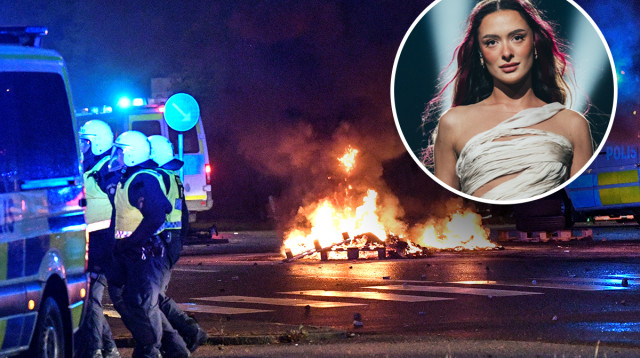 עימותים בעיר מאלמו, שבדיה, עדן גולן (צילום: REUTERS,באדיבות כאן, תאגיד השידור הישראלי)