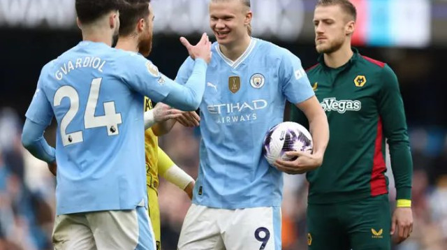 עוד כדור לאוסף. הולאנד (צילום: GettyImages)