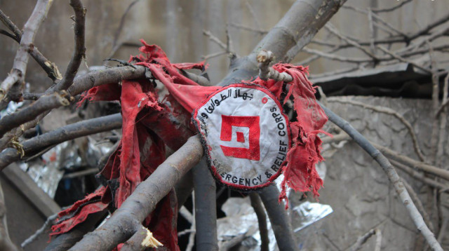 תמונות מזירת האירוע באל-הבאריה (צילום: רשתות ערביות)