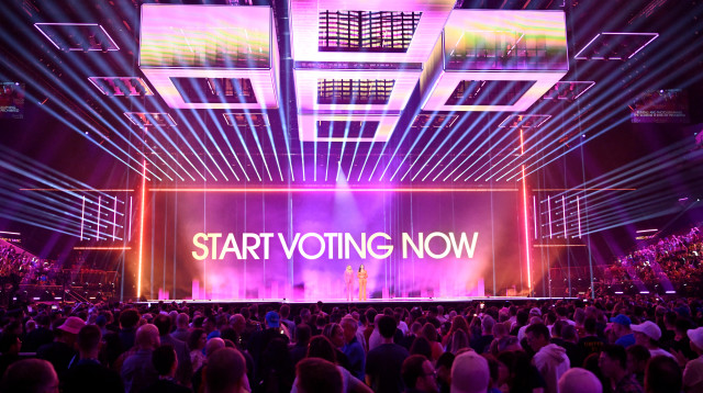 חזרה לקראת חצי הגמר הראשון של האירוויזיון במאלמו (צילום: רויטרס)