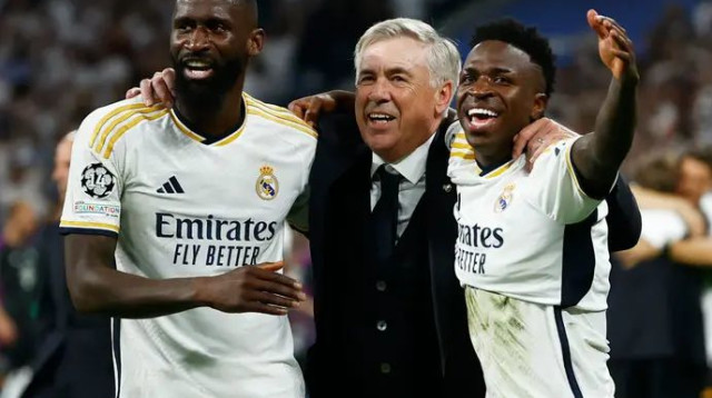 מלך המפעל עם גמר שישי כמאמן. קרלו אנצ'לוטי (צילום: רויטרס)