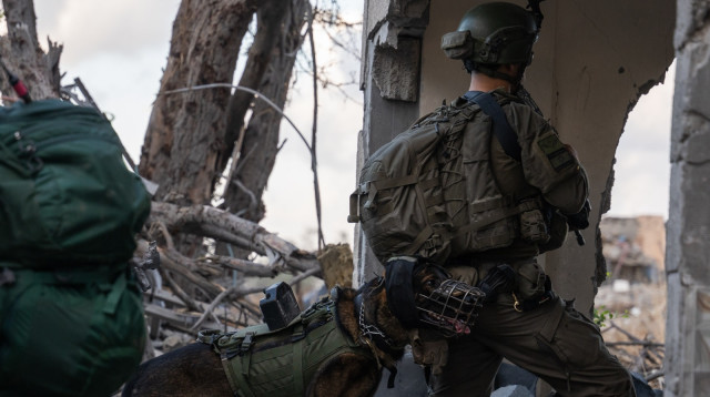 כוחות צה"ל פועלים במרחב זייתון שבדרום העיר עזה (צילום: דובר צה"ל)