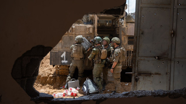 פעילות צק״ח גבעתי במזרח רפיח (צילום: דובר צה"ל)