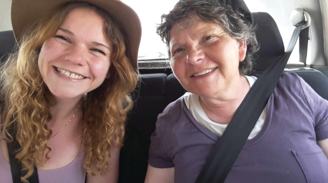 ליאור בן צור ואמה מרסל טליה (צילום: פרטי)