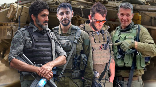 עידן עמדי, דין מירשניקוב, יועז הנדל, צחי הלוי (צילום: דובר צה"ל,דוברות המשטרה,צילום מסך אינסטגרם)