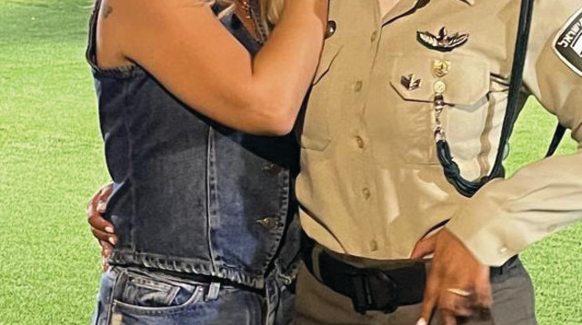 מירי פינס וקים דוקרקר ז"ל (צילום: פרטי)