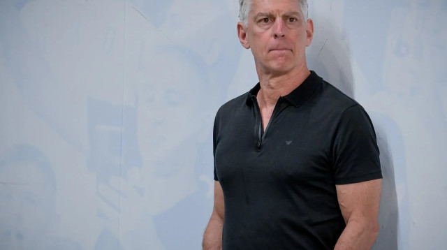 הבעלים של מכבי תל אביב, מיטש גולדהאר (צילום: אריאל שלום)