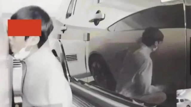 נתפס "מקיים יחסי מין" עם המכונית בחניון (צילום: רשתות חברתיות)