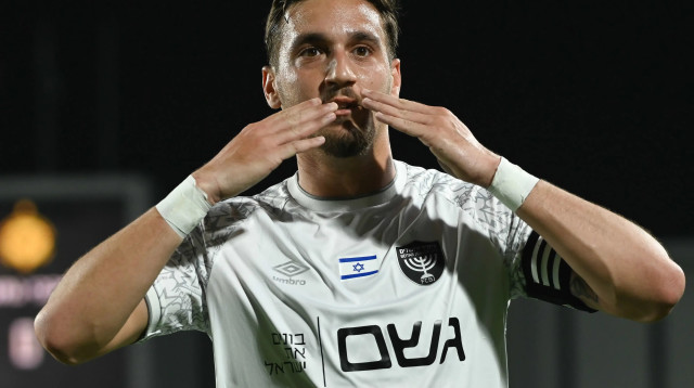 ירדן שועה, חלוץ בית"ר ירושלים (צילום: ברני ארדוב)