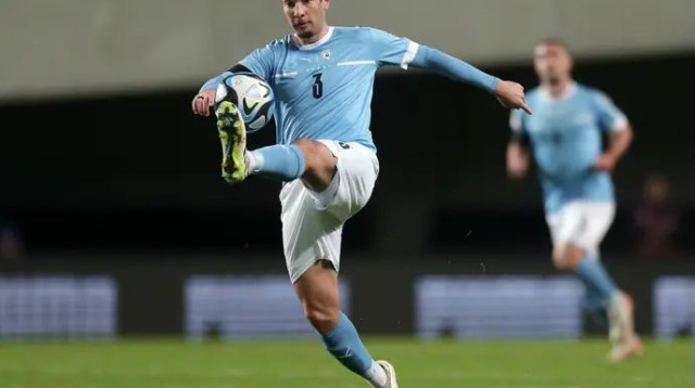 "העומס גדול, אבל לא מעניין כשאתה לובש את חולצת הנבחרת". גולדברג (צילום: GettyImages, David Balogh)