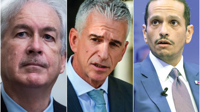 מוחמד בן עבד א-ת'אני, דדי ברנע, ווילאם ברנס (צילום: אבשלום ששוני,רויטרס)