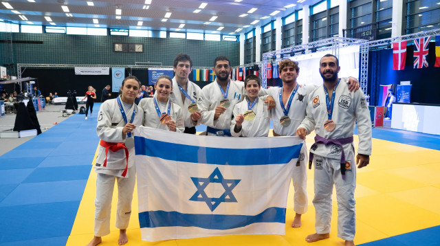 נבחרת ישראל בג'יו ג'יטסו (צילום: יחצ)