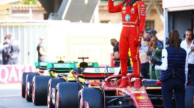 שארל לקלר פרארי פורמולה 1 (צילום: GettyImages)