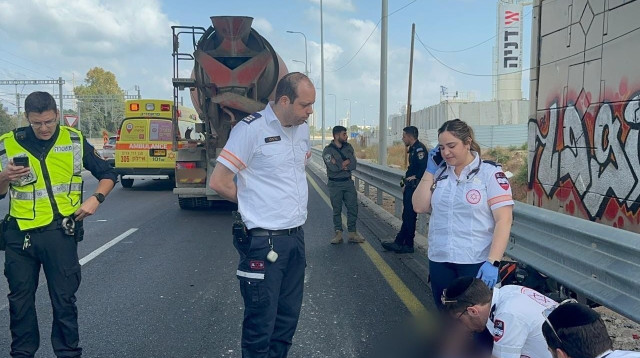 תאונה (צילום: מד"א)