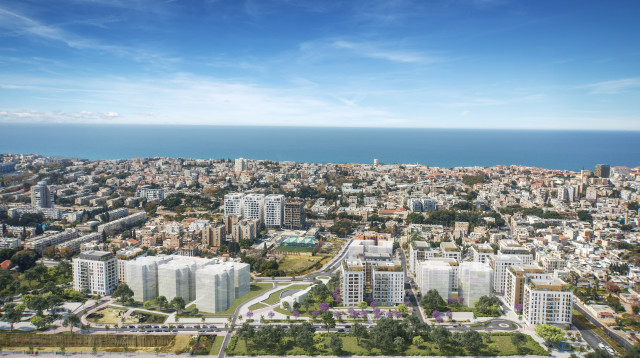 פרויקט יפו תל אביב של צמח המרמן לוישטין ודוניץ אלעד  (צילום: הדמיה: 3DVISION,מילבאואר אדריכלים)