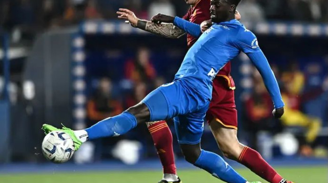 הציל את אמפולי בתוספת הזמן. אמבאיי ניאנג (צילום: אימג'בנק  GettyImages, Image Photo Agency)